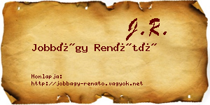 Jobbágy Renátó névjegykártya